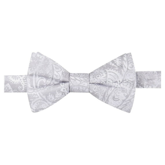 Ryan Seacrest Mens Brookshire Self-tied Bow Tie, Grey, One Size
