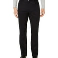 thumbnail image 1 of Ryan Seacrest Mens Cross Hatch Casual Chino Pants, Black, 32W x 30L, 1 of 3