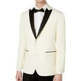 thumbnail image 1 of Ryan Seacrest Mens Dinner Two Button Blazer Jacket, Off-White, 40 Long, 1 of 2