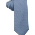 thumbnail image 1 of Ryan Seacrest Mens Dotted Self-tied Necktie, Blue, One Size, 1 of 1