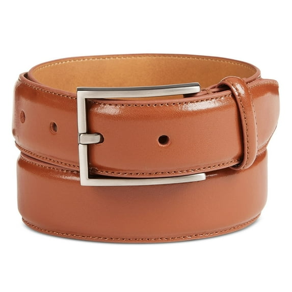 Ryan Seacrest Mens Dress Belt, Brown, Large