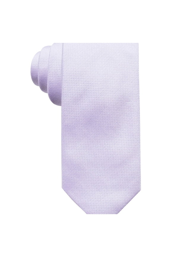 Ryan Seacrest Mens Faretta Self-tied Necktie, Purple, One Size