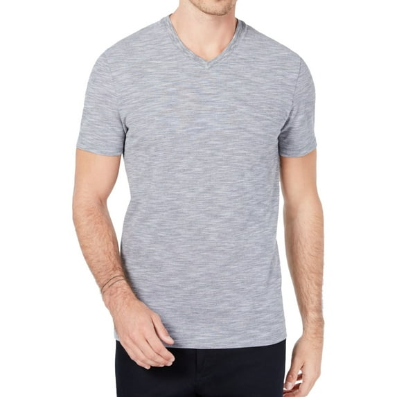 Ryan Seacrest Mens Heathered Basic T-Shirt, Grey, X-Large