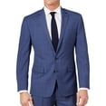 thumbnail image 1 of Ryan Seacrest Mens Herringbone Two Button Blazer Jacket, Blue, 44 Long, 1 of 1
