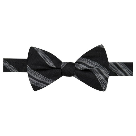Ryan Seacrest Mens Imperial Self-tied Bow Tie, Black, One Size