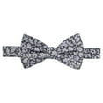 thumbnail image 1 of Ryan Seacrest Mens Palisades Pre-tied Bow Tie, Grey, One Size, 1 of 1