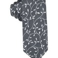 thumbnail image 1 of Ryan Seacrest Mens Pasadena Vine Self-tied Necktie, Grey, One Size, 1 of 3
