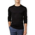 thumbnail image 1 of Ryan Seacrest Mens Plaid Crew Pullover Sweater, Blue, XX-Large, 1 of 2