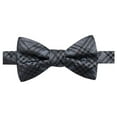 thumbnail image 1 of Ryan Seacrest Mens Plaid Self-tied Bow Tie, Black, One Size, 1 of 1