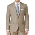 thumbnail image 1 of Ryan Seacrest Mens Plaid Two Button Blazer Jacket, Beige, 40 Long, 1 of 2