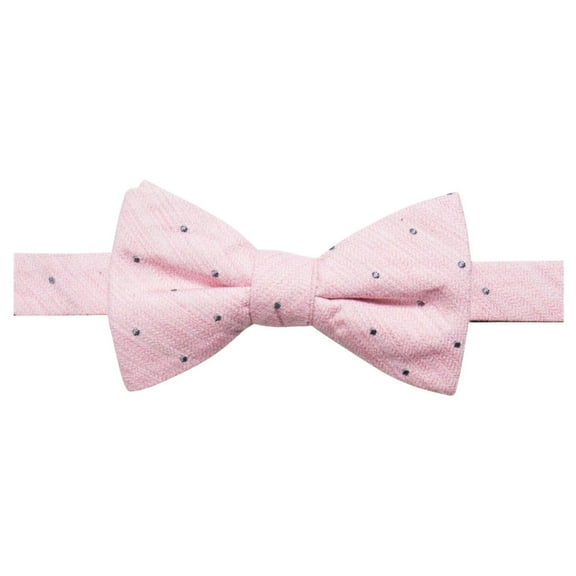 Ryan Seacrest Mens Polka Dot Self-tied Bow Tie, Pink, One Size