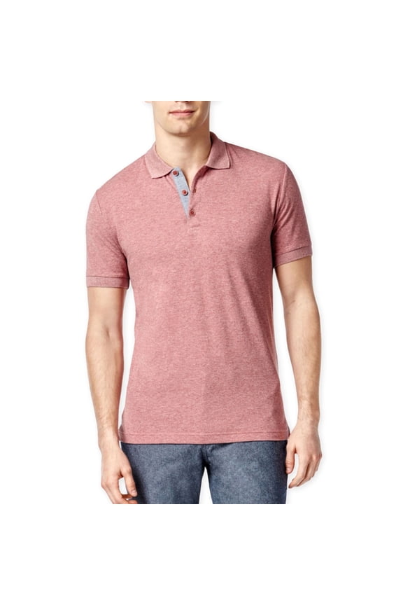 Ryan Seacrest Mens Rio Collection Polo Shirt, Red, Small