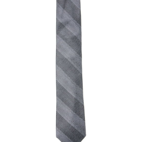 Ryan Seacrest Mens Riverside Self-tied Necktie, Grey, One Size