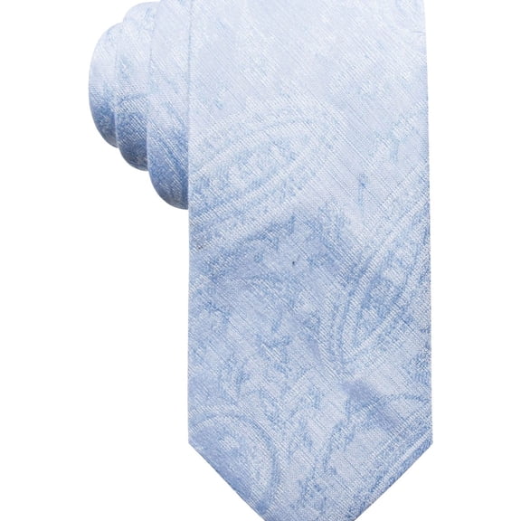 Ryan Seacrest Mens Savine Self-tied Necktie, Blue, One Size