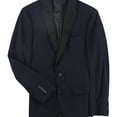 thumbnail image 1 of Ryan Seacrest Mens Stretch Dinner Two Button Blazer Jacket, Blue, 42 Short, 1 of 1