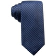 thumbnail image 1 of Ryan Seacrest Mens Stripe Self-tied Necktie, Blue, One Size, 1 of 1