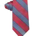 thumbnail image 1 of Ryan Seacrest Mens Stripe Self-tied Necktie, Red, One Size, 1 of 1