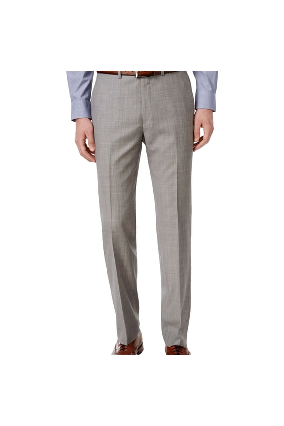 Ryan Seacrest Mens Style Casual Trouser Pants, Grey, 32W x 34L