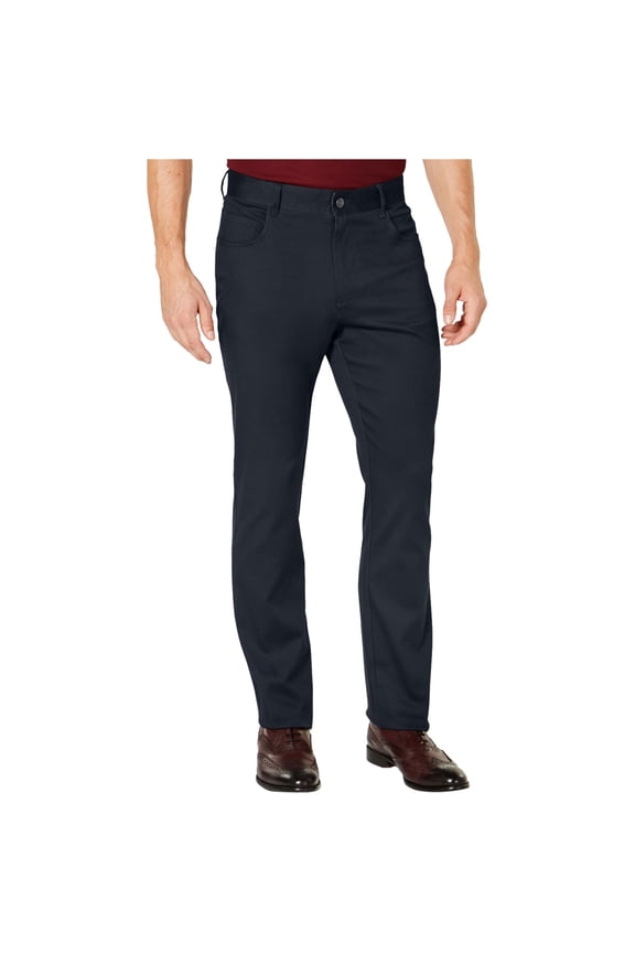 Ryan Seacrest Mens a Dress Pants Slacks, Blue, 32W x 30L