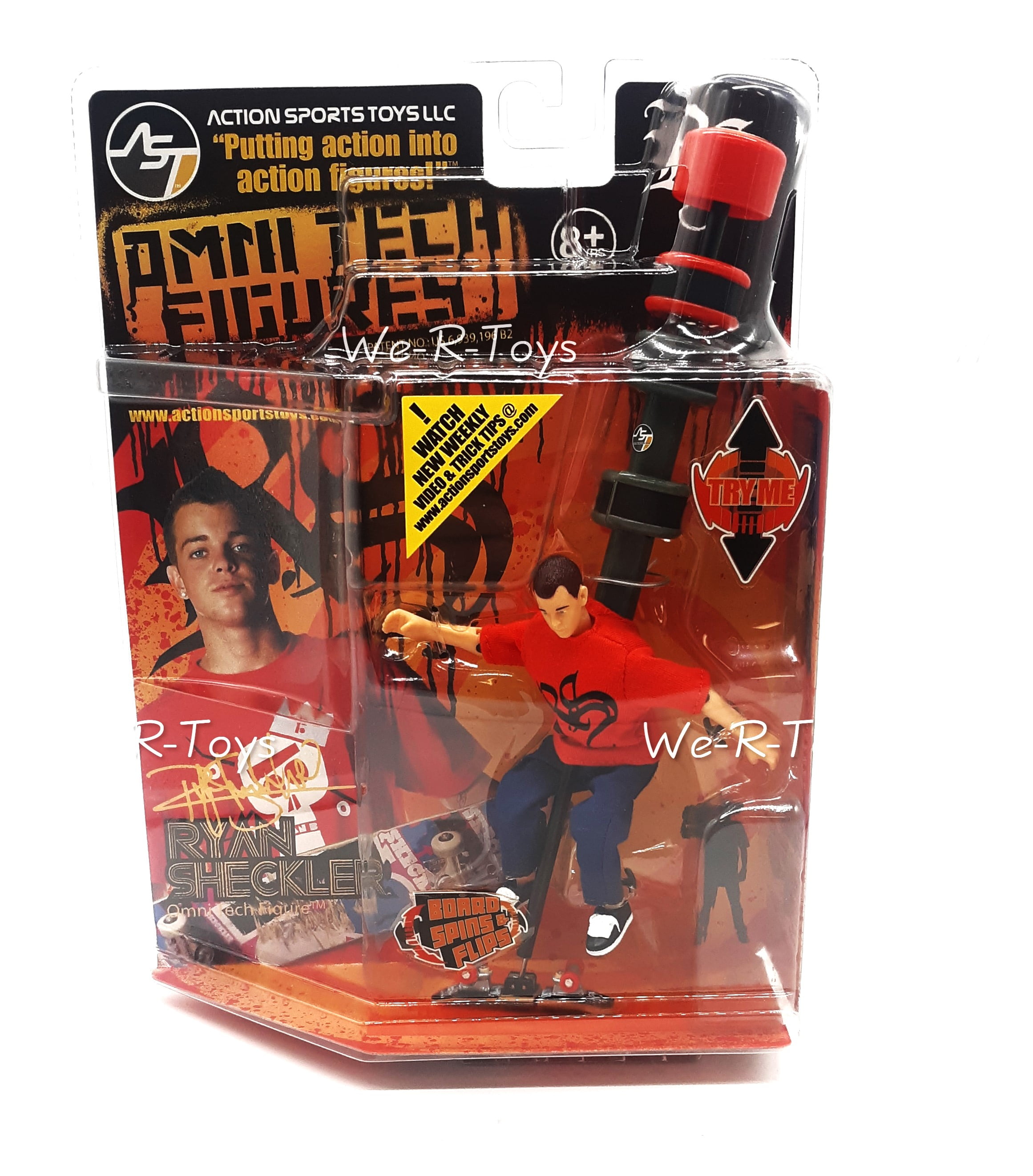 RYAN SHECKLER フィギュア ActionSportsToys LLC Ryan Sheckler Omni Tech Figure 2008 Action Sports Toys - Walmart.com
