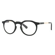 Ryan Simkhai Eyeshop ARLO Black Gold Metal Blue Light Blocking (Magnification Strength 0.00)