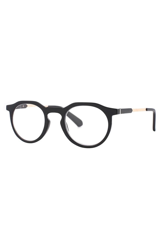 ARLO Black Gold Metal Blue Light Blocking (Magnification Strength 0.00)