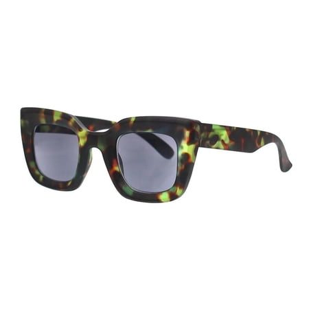Ryan Simkhai Eyeshop NIA Sun Readers Green Black Tortoise (Magnification Strength 1.25)