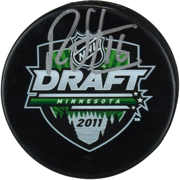 Ryan Strome New York Rangers Autographed 2011 NHL Draft Logo Hockey Puck - Fanatics Authentic Certified