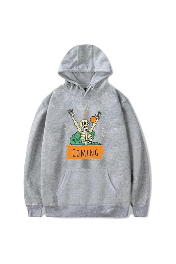 Howdy Skeleton Hoodie Women Men Casual Long Sleeve Sweatshirt Fashion Tops