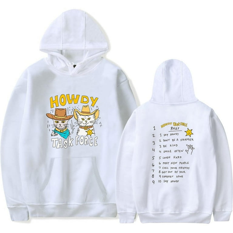 Ryan Trahan Task Force Hoodie The Howdy Howdy Merch Casual Hooded Sweatshirt Unisex Clothing Walmart