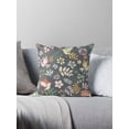 thumbnail image 1 of Ryan; Birds and Floral Leaves 45x45cm Pillow Cover – Nature-Inspired Decorative Cushion Case for Spring Home Decor, 1 of 7