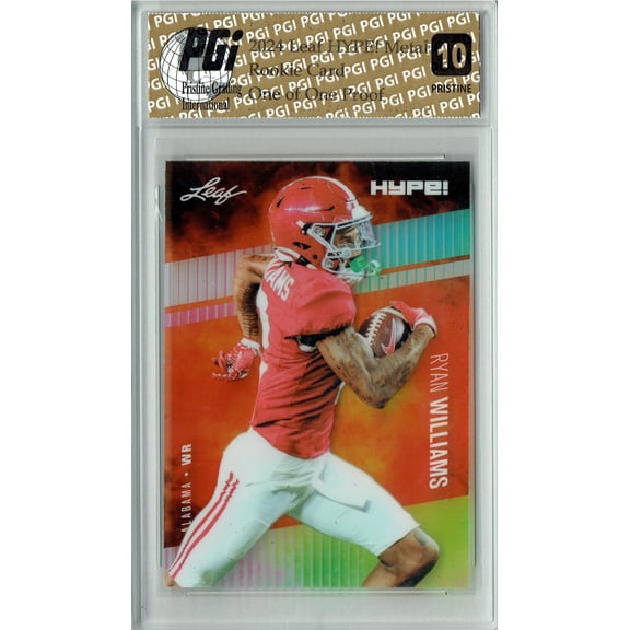 Ryan Williams 2024 Leaf HYPE! Metal #HM-15 Neon 1/1 Proof Rookie Card PGI 10