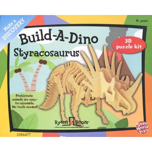Ryan's Room Build-a-Dino Styracosaurus Wood Model Kit