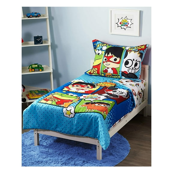 Ryan’s World 5-Piece Toddler Bedding Set Color: multi Size: one size