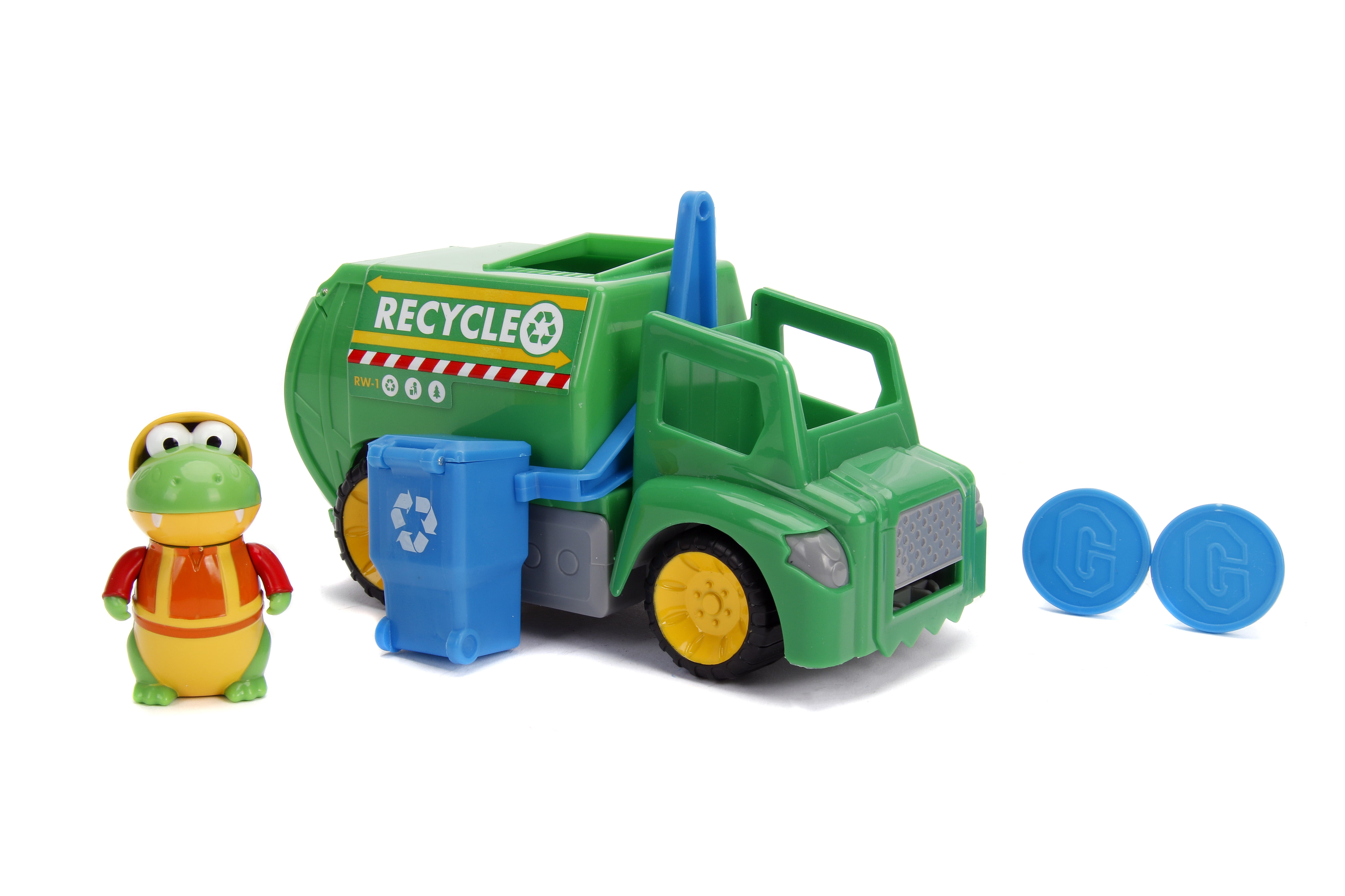 Ryan s World 6 Gus Recycling Truck with Gus Figure Play Vehicles Walmart