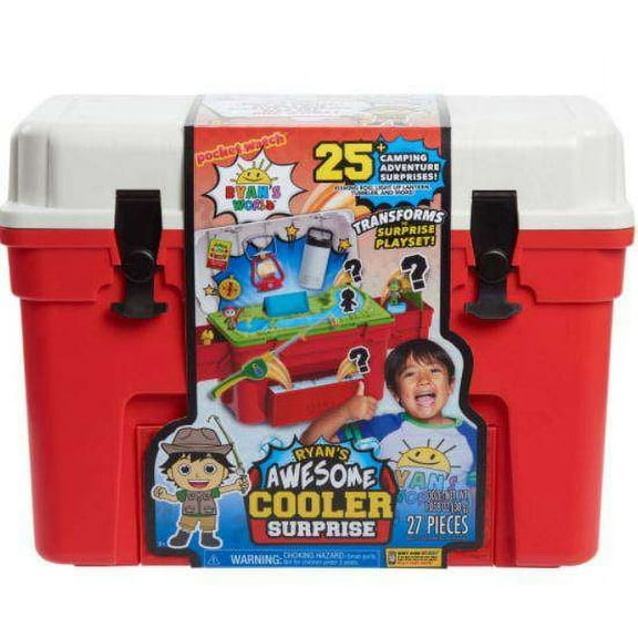 Ryan's World Awesome Cooler Surprise Mystery Set (25+ Camping Adventure Surprises!)