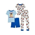thumbnail image 1 of Ryan's World Boys' Cotton Short Sleeve Top, Long Pants, and Shorts, 4-Piece PJ Set, Sizes 4-10, 1 of 4