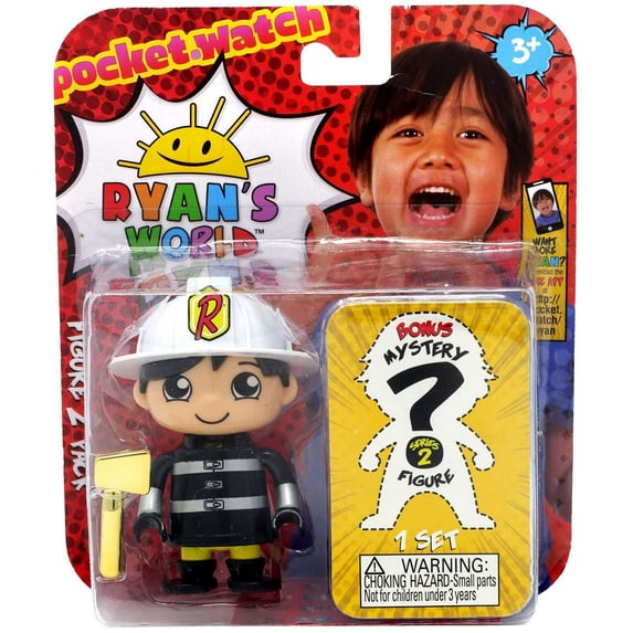 Ryan's World Fire Chief Ryan Action Figure 2-Pack