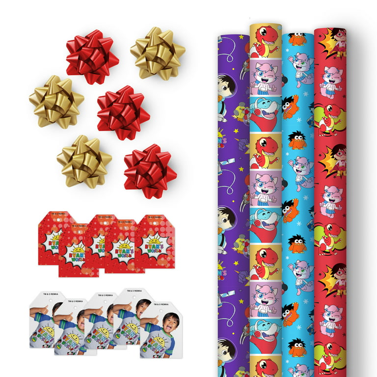 https://i5.walmartimages.com/seo/Ryan-s-World-Gift-Wrap-Set-4-Wrapping-Paper-Rolls-10-Gift-Tags-6-Bows-Ryan-s-World-Theme_d3e9a875-f89e-4b48-bbda-cea87955b44d.fcf805445836ee9f37a082a74c068016.jpeg?odnHeight=768&odnWidth=768&odnBg=FFFFFF