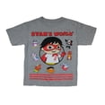 thumbnail image 1 of Ryan's World Little Boy's Gray Graphic Print T-shirt Size 4, 1 of 4
