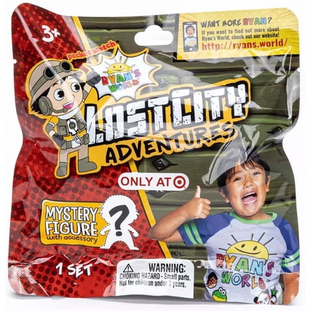 Ryan's World Mystery Lost City Adventures - Mystery Blind Bag Figures