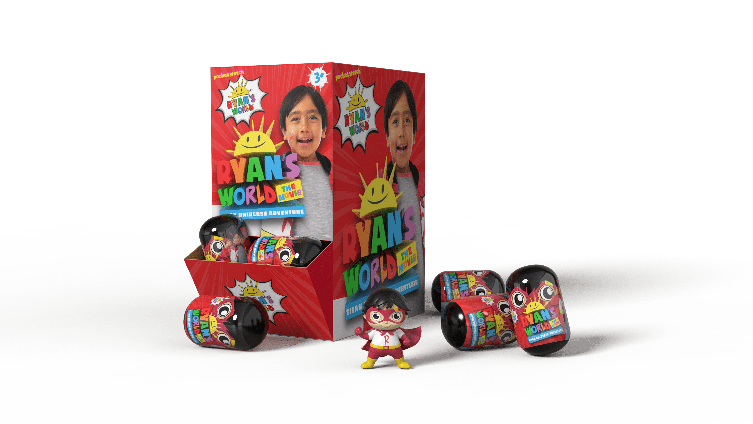 Ryans World Movie Collectible Mystery Squishy in Blind Box, Collect All 8 Toys, Age Group 3+