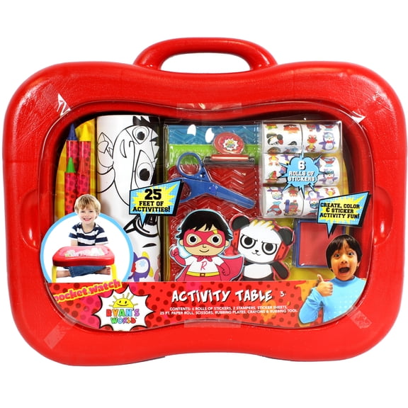 Ryan's World Plastic Activity Table - multicolored, For Ages 3+