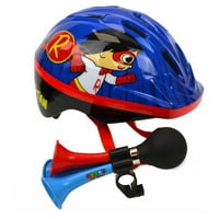 Ryan's World Red Titan Triple Horn Kids' Bike Helmet