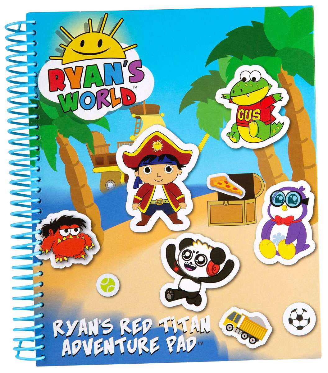 Ryan Activity Ryan's World Ryan's Red Titan Adventure Pad Activity Book - Walmart.com