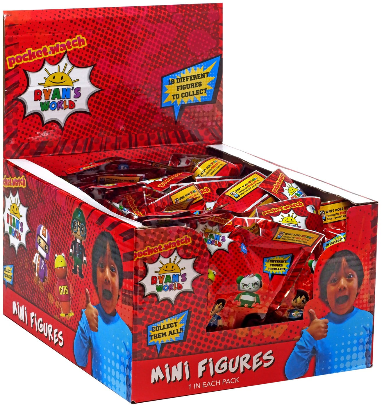 Ryan's World Series 1 Mini FIgure Mystery Box (36 Packs)
