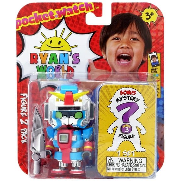 Ryan's World Series 3 Robot Ryan & Mystery Action Figure 2-Pack