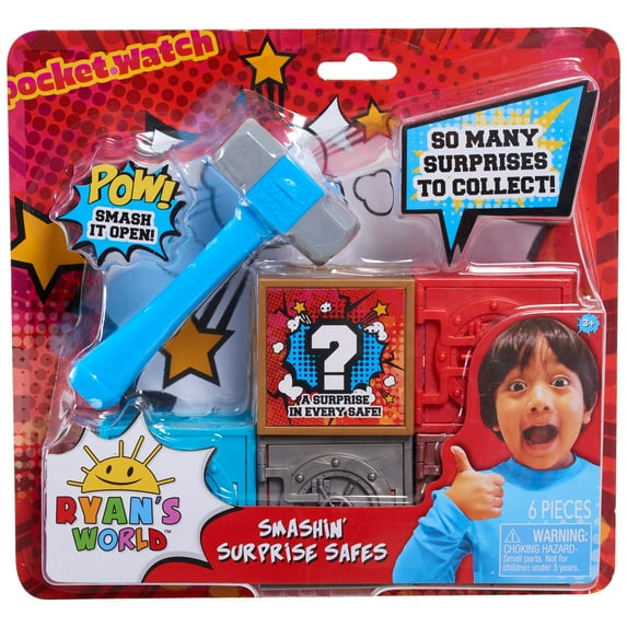 Ryan's World Smashin' Surprise Safes - Five Safes