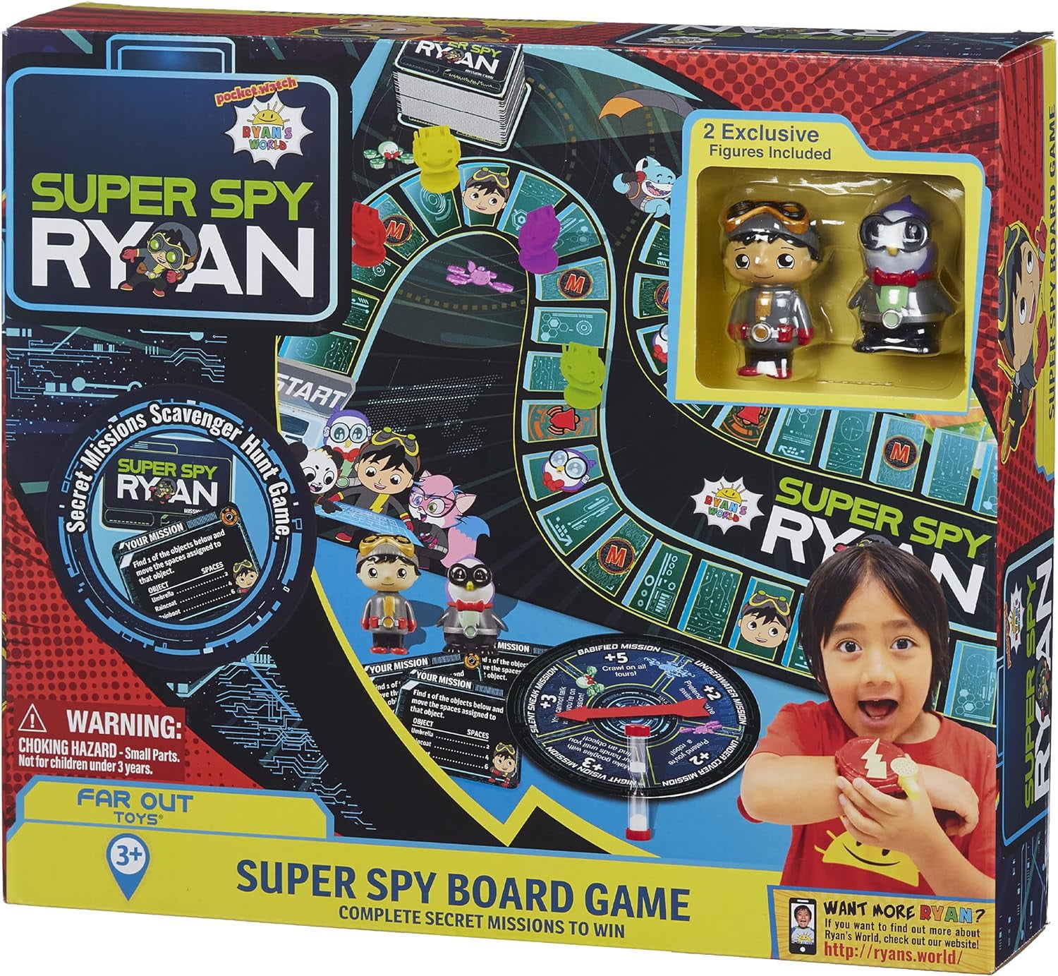 Ryan's World Super Spy Ryan Super Spy Board Game