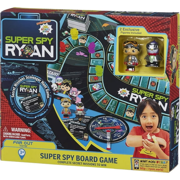 Ryan's World Super Spy Ryan Super Spy Board Game